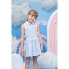 Kız Çocuk Çocuk Polo Yakalı Etekli 2 Li Takım