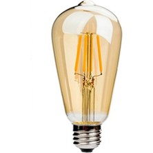 Cata 6W Rustik LED Ampul (E-27) (Amber)