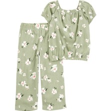 Küçük Kız Çocuk Çocuk 2'li Alt Üst Set