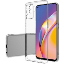 Reno 5 Lite Uyumlu Kamera Korumalı Yumuşak Esnek 3D Süper Şeffaf Silikon Kılıf