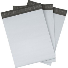 Pikapack 1000 Adet Küçük Boy 24X30X5 cm Cepsiz Plastik Kargo Poşeti Dayanıklı Su Geçirmez Gri Renk