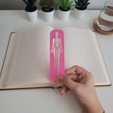 Karmelom Studio Moda Tasarım Çizim Boyama Şablon Pembe Cetvel Set