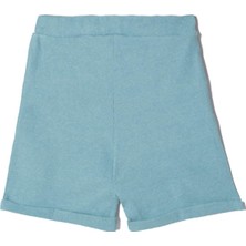 Fitilli Lila Fuşya Mint Renk 3'lü Set Kız Çocuk Şort