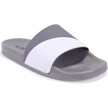 Fly Soft S263071 Gri Beyazı Günlük Ortopedik Erkek Spor Terlik