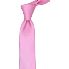 Pembe Düz Slim Kravat SK8056