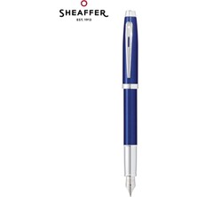 Sheaffer - WizDesign 9339-0 100 Serisi Dolmakalem Parlak Mavi Krom (M) ( İsme Özel Seçeneği - Hediyelik )