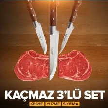 Sürmene El Yapımı Sürmene Kasap ve Kurban Seti 3 Parça