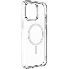 Addison IP-MS/15PROMAX Şeffaf iPhone 15 Pro Max Magsafe Telefon Kılıfı