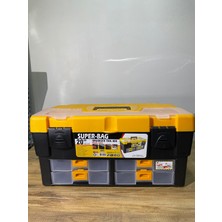 Super-Bag 20” Organizer Takım Çantası – 52 cm | Geniş Bölmeli, Şeffaf Çekmeceli