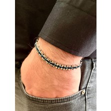 Rolex Model Sade Ince Şık Çelik Paslanmaz Erkek Bileklik 21 Cm-3,5mm