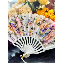 Plastik Desenli Yelpaze