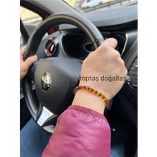 Toptaş Doğaltaş Kehribar ve Hematit Bileklik
