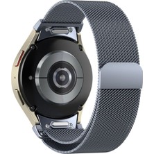 Samsung Watch Fe / 6 / 7 40/44MM - Watch 6 Classic 43/47MM Uyumlu Bas/çıkar Pim Hasır Metal Kordon