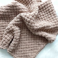 A.D Handmade El Örgüsü Puffy Peluş Bebek Battaniyesi>bebek Odası>anne Bebek>pike>bebek Tekstili