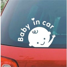 Baby In Car Oto Cam Sticker 15*10 cm