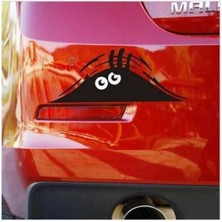 Meraklı Gözler Oto Sticker Siyah 19*7 cm