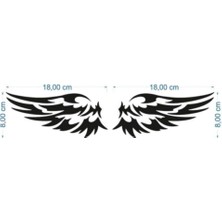 Kanat Oto Sticker 8*18 cm