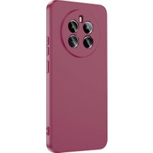 Realme 12 4g Kılıf Lansman Içi Kadife Kamera Korumalı Mara Silikon Kılıf - Lacivert