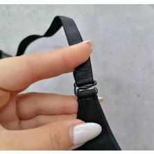Desteksiz Balconette C Cup Sütyen Siyah