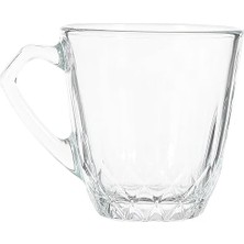 Mercan Fincan, 6'lı, 160CC, 55733, Şeffaf