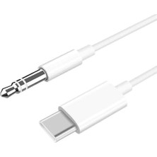 Type-C To Aux Kablo, Type C Aux Çevirici Iphone 15 15PRO 15PROMAX 16 16PRO 16PROMAX Samsung Xiaomi Huawei Tüm Type C Kulaklık Çıkışlı Cihzlara Uyumlu !!! Tak Çalıştır Bluetooth Gerektirmez 030