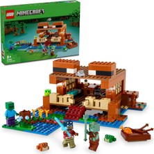 Minecraft Kurbağa Evi 21256-8 Yaş ve Üzeri Macera Oyunları Seven Çocuklar Için Yaratıcı Oyuncak Yapım Seti, Doğum Günü Hediyesi Fikri (400 Parça)