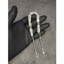 Zaza Dikdörtgen Doğal Taş Kuvars Taşı Zaza Tesbih