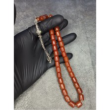 Osmanlı Benzetme Üst Düzey Sıkma Kehribar Tesbih