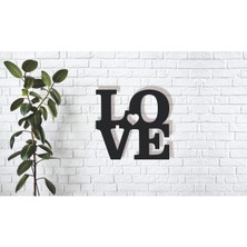 Love Ahşap Duvar Yazısı Duvar Süsü Tablo Hediyelik Eşya Mdf Cnc Kesim Dekoru