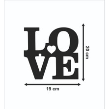 Love Ahşap Duvar Yazısı Duvar Süsü Tablo Hediyelik Eşya Mdf Cnc Kesim Dekoru