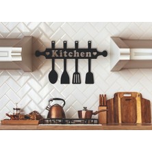 Kitchen Ahşap Duvar Yazısı Mutfak Duvar Süsü Tablo Hediyelik Eşya Mdf Cnc Kesim Dekoru