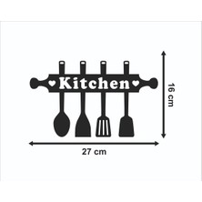 Kitchen Ahşap Duvar Yazısı Mutfak Duvar Süsü Tablo Hediyelik Eşya Mdf Cnc Kesim Dekoru
