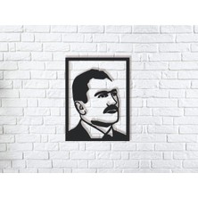 Muhsin Yazıcıoğlu Ahşap Duvar Süsü Tablo Hediyelik Eşya Mdf Cnc Kesim Dekoru