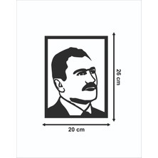 Muhsin Yazıcıoğlu Ahşap Duvar Süsü Tablo Hediyelik Eşya Mdf Cnc Kesim Dekoru
