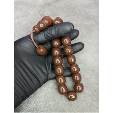 Maskot Üst Düzey Toz Kehribar Tesbih