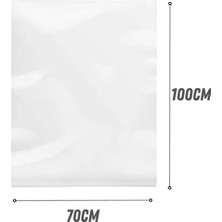 Eliz Party Naylon Torba 70X100CM Şeffaf Şeker Bakliyat Bakkaliye Torbası Dolap Poşeti Kalın 1 kg