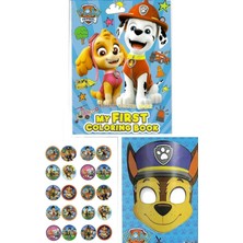 4'lü Set Paw Patrol Pokemon Sonic Arabalar Boyama Kitabı Seti(Boyama, Sticker, Arka Kapak Maske)