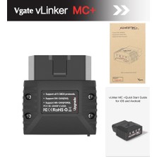 Vlinker Mc+ Ford Bmw Vw Reno Opel Gizli Özellik Açma ve Arıza Tespit Cihazı Ble 4.0 Ios Android