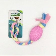 Eurodog Puppy Toys Pembe Rugby Topu Diş Kaşıma Oy. Dpmah
