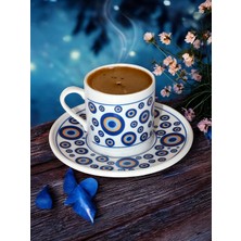 Türk Kahvesi Fincanı 2 Kişilik 4 Parça - 90 ml - Porselen