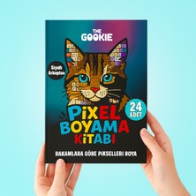 Piksel Mozaik Boyama Kitabı, Sayılarla Kodlamalı Boya Kitabı 24 Farklı Figür 50 Sayfa