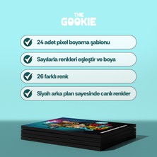 Piksel Mozaik Boyama Kitabı, Sayılarla Kodlamalı Boya Kitabı 24 Farklı Figür 50 Sayfa
