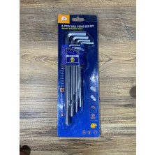 Lz 9’lu L Tip Alyan Anahtar Seti – 1.5 mm – 10 mm | Chrome Vanadyum | 50 Hrc Sertlik