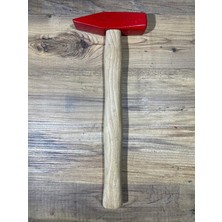 500 gr Demir Çekiç – 30 cm Sap | Kırmızı | Hafif Tip Işçilik Çekici