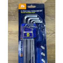 Lz 9’lu L Tip Alyan Anahtar Seti – 1.5 mm – 10 mm | Chrome Vanadyum | 50 Hrc Sertlik