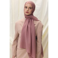 Paris Ipeği Gül Kurusu Pamuklu Şal