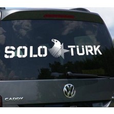 Solo Türk Sticker Oto Arka Cam Sticker 52*13 cm