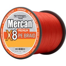 Mercan Pe Örgü Platinum X8 Turuncu Ip 1000M Misina