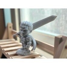12CM Anime Chibi Guts Berserk Aksiyon Figürü Şimdi Çok Daha Şirin -Hediyelik Anime Karakteri-Kokusuz Biyoplastik