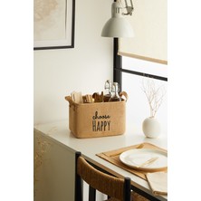 Jüt Dolap Içi Çamaşır Çocuk Odası Oyuncak Düzenleyici Katlanır, Saklama Sepeti Organizer 30X21X18